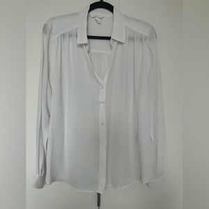 White blouse Size 8-10/M